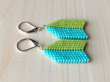 Load image into Gallery viewer, 2-Tone Flu-flu: Turquoise and Chartreuse