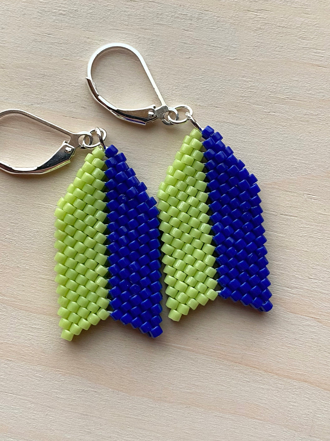 2-Tone Flu-flu: Cobalt and Chartreuse