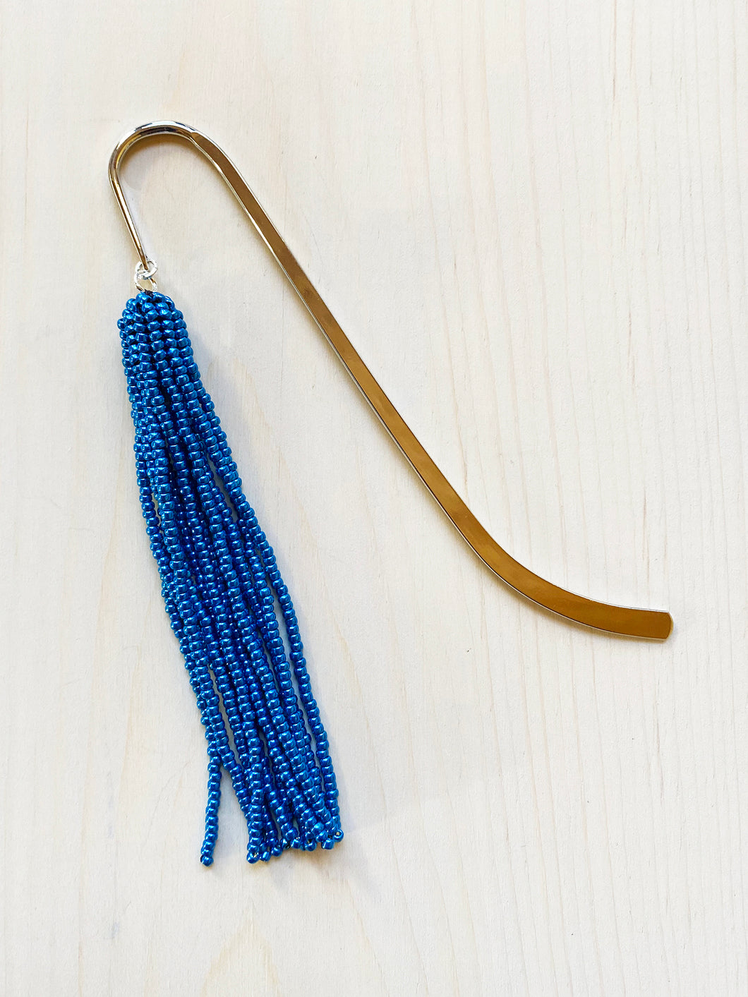 Cornsilk Bookmark: Electric Blue