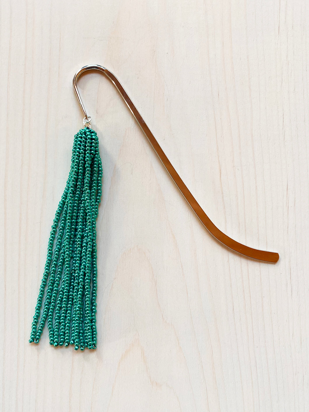 Cornsilk Bookmark: Electric Emerald