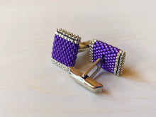 Load image into Gallery viewer, Cufflinks: Electric Purple
