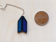 Load image into Gallery viewer, Flu-flu Pendant: Electric Blue and Navy
